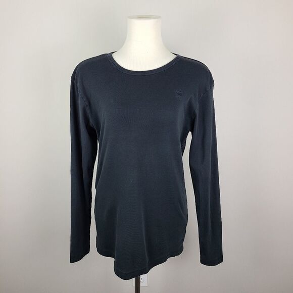G-STAR Raw Black Long Sleeve T-Shirt Size XL - Picture 2 of 15